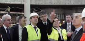29 ноември 2012 г. Президентът Плевнелиев разгледа първата европейска железопътна гара на тунела под Босфора.