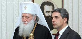 Президентът Росен Плевнелиев се срещна на Дондуков 2 с Негово Светейшество патриарх Неофит и ръководството на Българската православна църква.