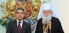 Президентът Росен Плевнелиев се срещна на Дондуков 2 с Негово Светейшество патриарх Неофит и ръководството на Българската православна църква.
