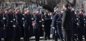 Президентът Росен Плевнелиев участва в тържествената церемония по издигането на националния флаг на Паметника на Незнайния воин по случай националния празник 3 март