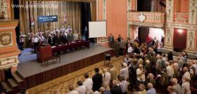 Президентът Росен Плевнелиев откри Деветия конгрес на Съюза на ветераните от войните в България.