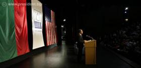 Президентът Росен Плевнелиев изнесе пред студентите от Американския университет в България лекция на тема „По-добро бъдеще: кой трябва да поеме инициативата?“