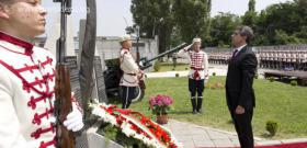 Президентът Росен Плевнелиев бе гост на Националната гвардейска част по повод 135 години от създаването на военното формирование.