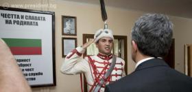 Президентът Росен Плевнелиев бе гост на Националната гвардейска част по повод 135 години от създаването на военното формирование.
