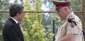 Президентът Росен Плевнелиев бе гост на Националната гвардейска част по повод 135 години от създаването на военното формирование.