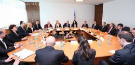 Среща с ръководството на двете камари на Парламента на Босна и Херцеговина