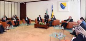 Президентът Росен Плевнелиев разговаря с председателстващия Съвета на министрите Денис Звиздич