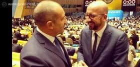 Разговор с белгийския премиер и новоизбран председател на Европейския съвет Шарл Мишел.