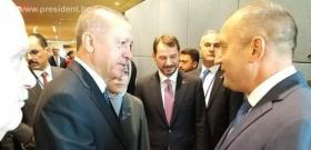 Разговор с турския президент Реджеп Тайип Ердоган.