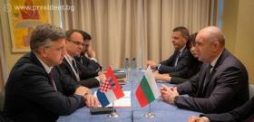 С министър-председателя на Хърватия Андрей Пленкович