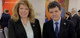 С президента на Румъния Никушор Дан