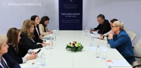 Среща с президента на Словения Наташа Пирц Мусар