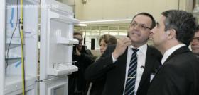 Държавният глава разгледа завода на “Либхер” в село Радиново, край Пловдив.