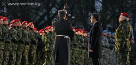 Президентът Росен Плевнелиев участва в тържествената заря-проверка в столицата по случай националния празник 3 март и 135-годишнината от Освобождението на България