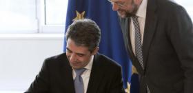 Президентът Росен Плевнелиев и председателят на Европейския парламент Мартин Шулц разговаряха в Брюксел.