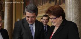 Президентът Росен Плевнелиев се срещна с председателя на Парламента на Свободната държава Бавария Барбара Щам