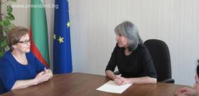 Вицепрезидентът Маргарита Попова прие днес на „Дондуков“ 2 Данута Валенса.