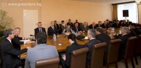 Президентът Росен Плевнелиев се срещна с новото ръководство на Националната служба за охрана