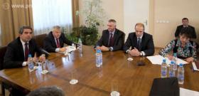Президентът Росен Плевнелиев се срещна с новото ръководство на Националната служба за охрана