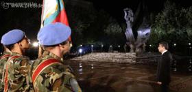 Президентът Росен Плевнелиев участва в тържествената заря-проверка в Пловдив по случай 129-годишнината от Съединението на Княжество България и Източна Румелия.