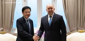 С министър-председателя  и министър на финансите на страната Лорънс Уонг