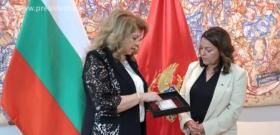 С министъра на културата и медиите на Черна гора Тамара Вуйович