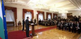 21 януари 2013 г. Президентът Росен Плевнелиев и вицепрезидентът Маргарита Попова дадоха пресконференция по повод една година от встъпването си в длъжност.