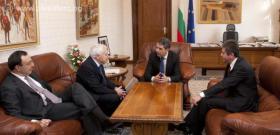 22 януари 2013 г., По повод първата годишнина от встъпването му в длъжност гости на президента Росен Плевнелиев бяха президентите на България от 1990 година насам.
