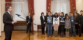 Президентът Росен Плевнелиев на среща с българските атлети, участници в Световните зимни игри 