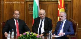 Българският държавен глава се срещна с председателя на Събранието на Република Македония Талат Джафери