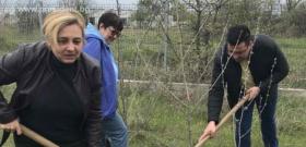 Залесяване в Пловдив, организирано от Пловдивския университет 