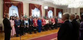 Приемане на младежи от ученически гвардейски отряди