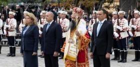 Президентът Румен Радев и вицепрезидентът Илияна Йотова участваха в отбелязването на празника на град София 
 