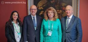 Среща с директора на Американския еврейски комитет Теодор Дойч